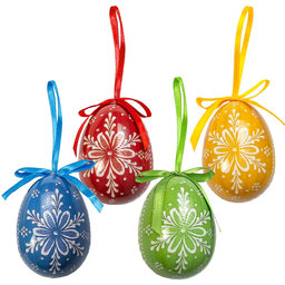 2346-0004 Easter decoration - Easter eggs, h. 75mm, pkg. 4ks