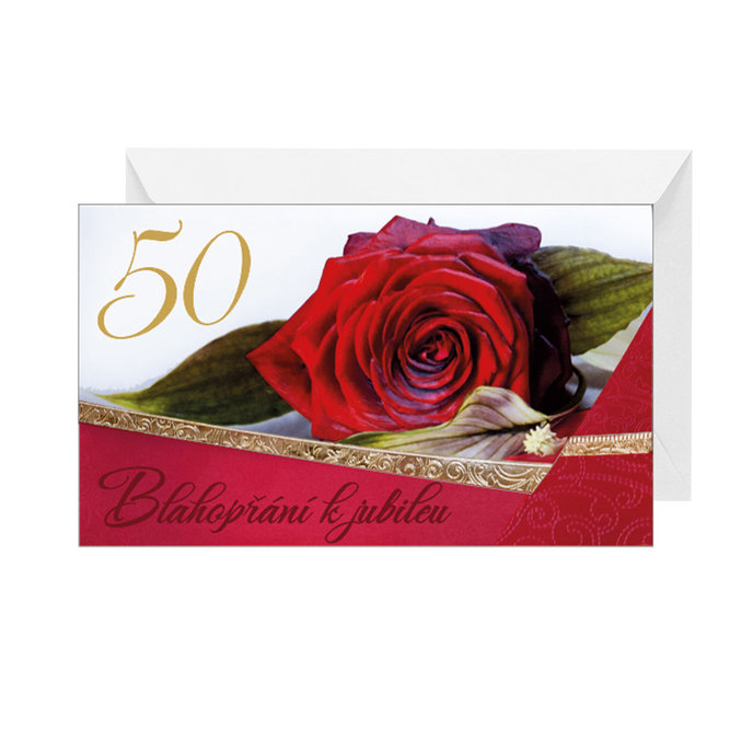 15-6196 Blahopřání gratulační CZ/50
