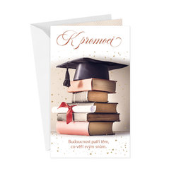 18-6002 Graduation greeting card CZ