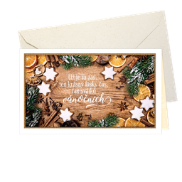 11-6301 Christmas greeting card CZ