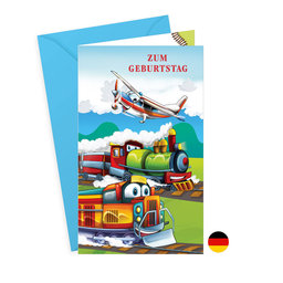 17-6000 Greeting card for children DE