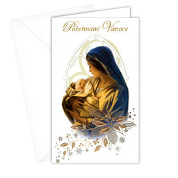 11-6098 Christmas greeting card CZ