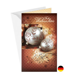 11-6140 Christmas greeting card DE