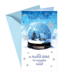 11-6350 Christmas greeting card CZ