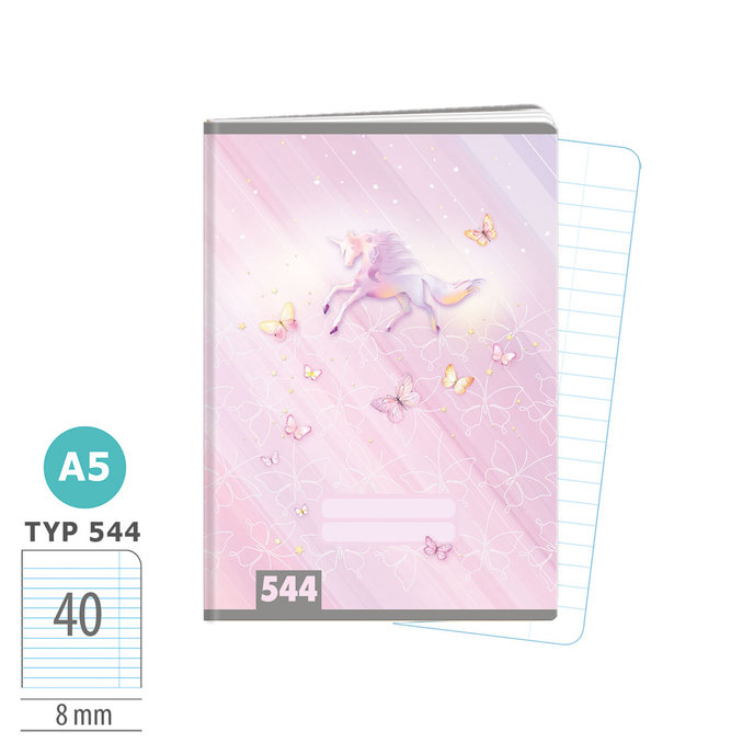 1592-0427 Sešit A5, 40 listů, TYP 544 Sweet Dreams