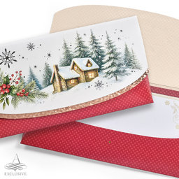 91-6016 Obálka na voucher, vánoční
