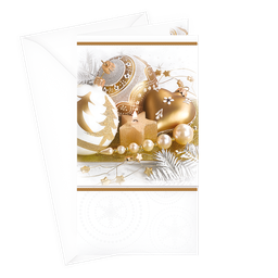 81-615 CHristmas greeting card CZ