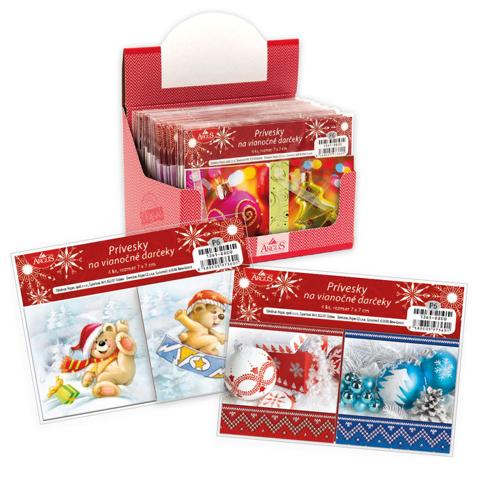 1361-8800 mix - přívěsky vánoční