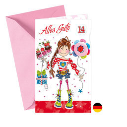 17-6007 Greeting card for children DE