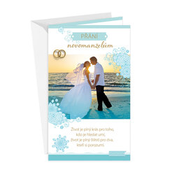 13-6132 Wedding greeting card CZ