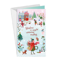 11-6505 Christmas greeting card CZ