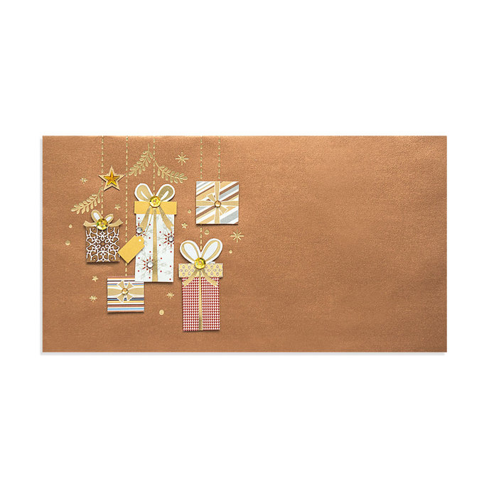 1072-1010 Obálka handmade, vánoční