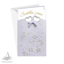 13-432C Wedding greeting card CZ