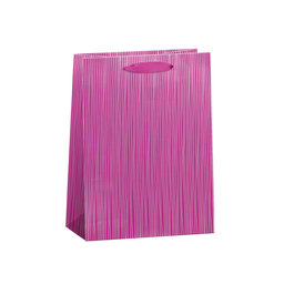 7781-0003 Gift bag SILVER STRIPES