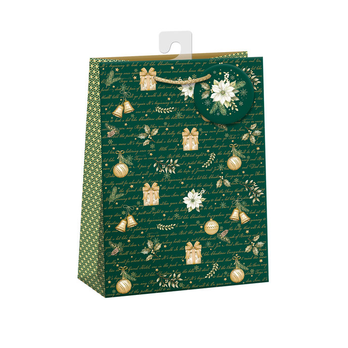 0859-0167 H Dárková taška vánoční LUX