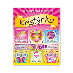 1114-0113 Trhací blok se samolepkami - 15 listů, Kristýnka