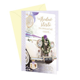 13-6117 Wedding greeting card CZ