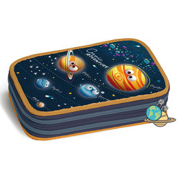 1849-0428 Penál dvoupatrový Cosmic adventure