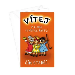 190-636c Blahopřání gratulační humorní CZ