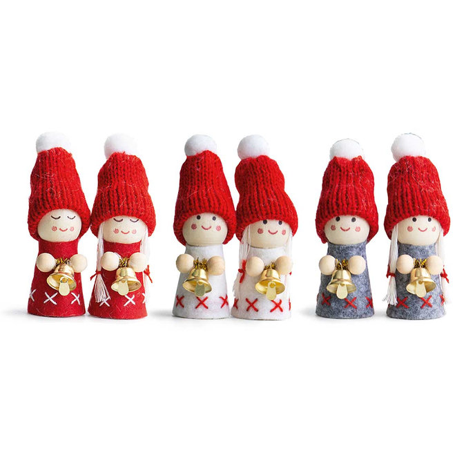 2311-0004 Textilní figurky, 1ks (box 12ks)