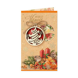 11-6414 Christmas greeting card CZ