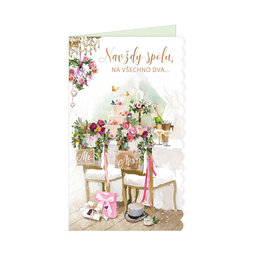 13-6123 Wedding greeting card CZ