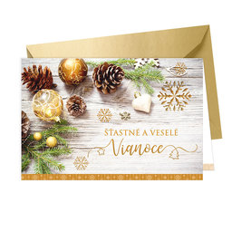 11-6409 Christmas greeting card CZ