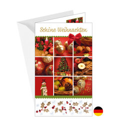 11-6178 Christmas greeting card DE