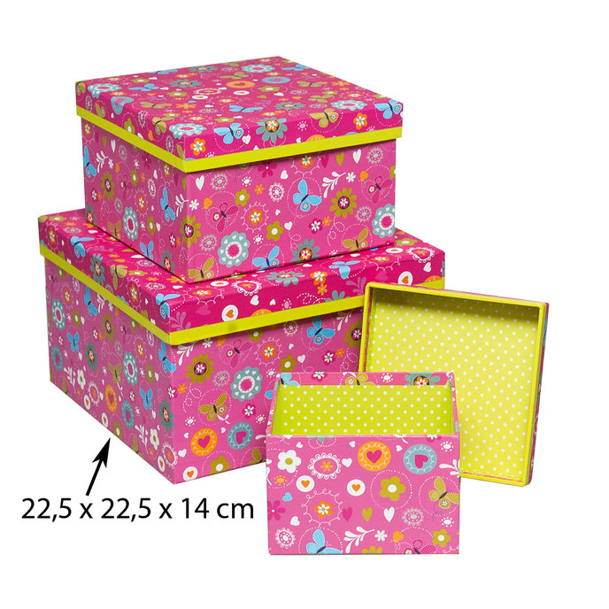 2135-0238 Dárková krabice 22,5x22,5x14cm /2100-8141/