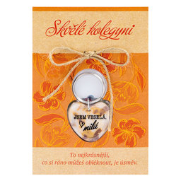 2322-0044 Greeting card with keyring