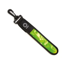 8109-0005 LED reflexní přívěsek s klipem, zelený