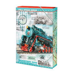 1231-0305 School folder A4 Train