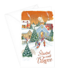 11-6379 Christmas greeting card CZ