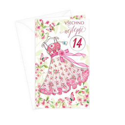 17-6043 Greeting card for children CZ