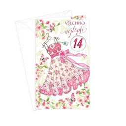 17-6043 Greeting card for children CZ