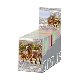 1111-0414 Trhací zápisník 9x12cm Wild horses