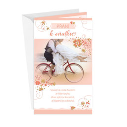 13-6131 Wedding greeting card CZ