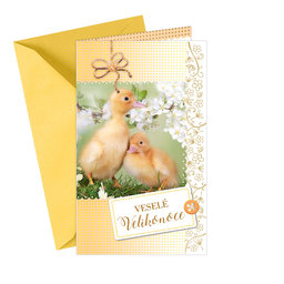 12-682 Easter greeting card CZ