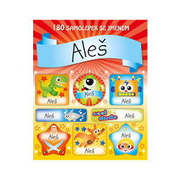 1114-0157 Tear-off block with stickers - 15 sheets, Aleš