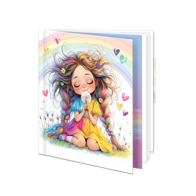 1431-0426 Památník 12,5x14,5 cm Rainbow Ella