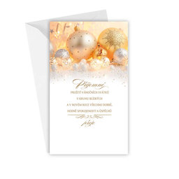 N-1-087 Christmas greeting card CZ