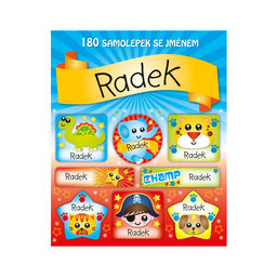 1114-0156 Tear-off block with stickers - 15 sheets, Radek