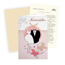 33-4020c Wedding greeting card CZ