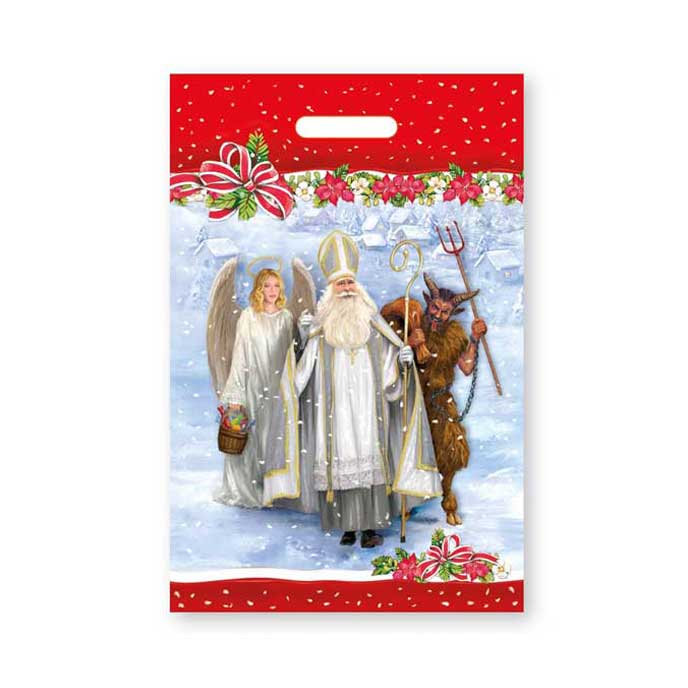 2014-1005 Igelitová taška 30x46x9cm, vánoční