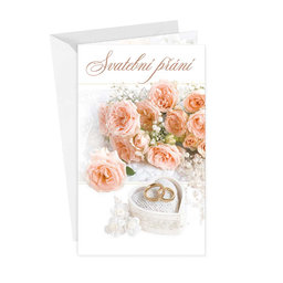 13-6143 Wedding greeting card CZ