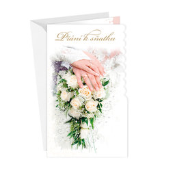 13-6129 Wedding greeting card CZ