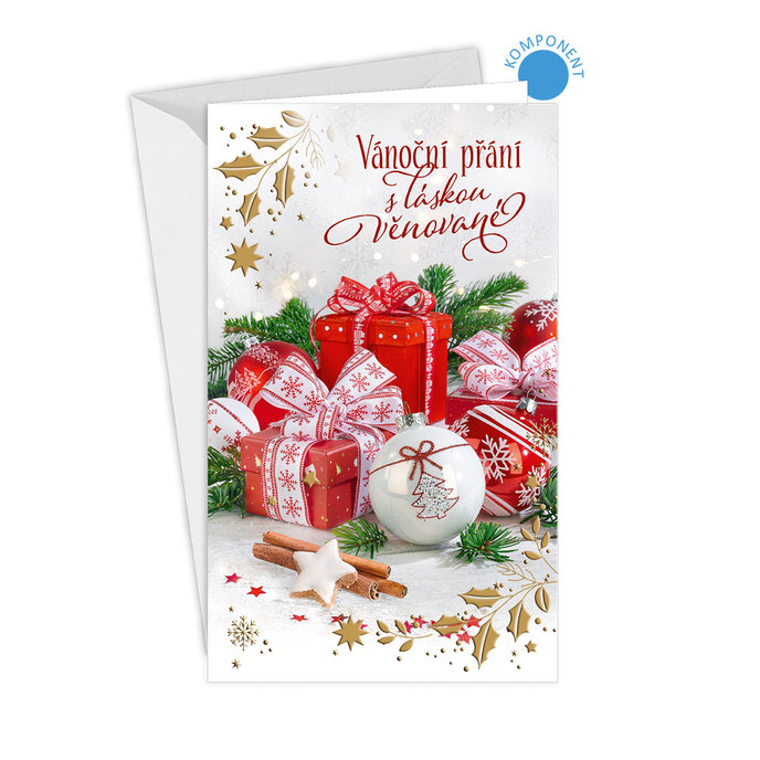 11-6599 Christmas greeting card CZ