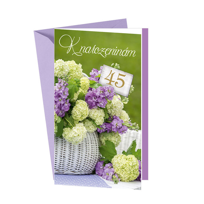 15-6346 Blahopřání gratulační klopa CZ/45