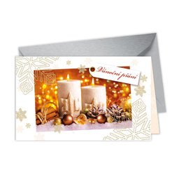 11-6408 Christmas greeting card CZ