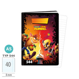 1595-0391-1 Sešit A5, 40 listů, TYP 544 lic. Crash Team Rumble